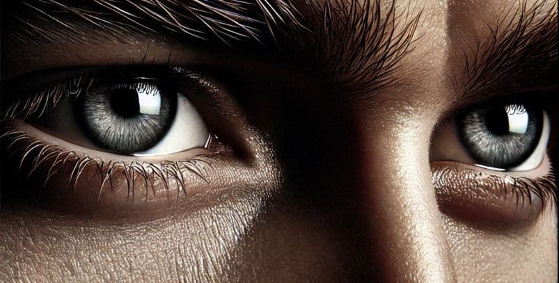 A pair of captivating eyes